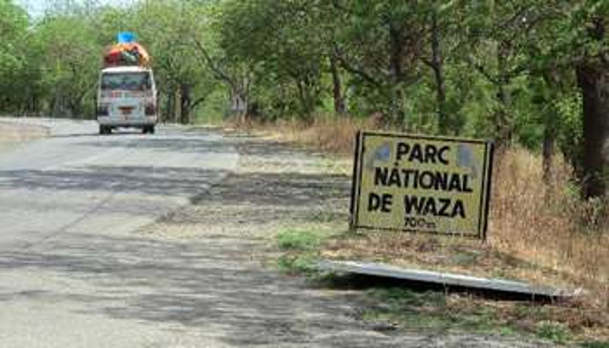 L’entrée du parc animalier de Waza, le 28 mai 2014, dans le nord du Cameroun. © AFP