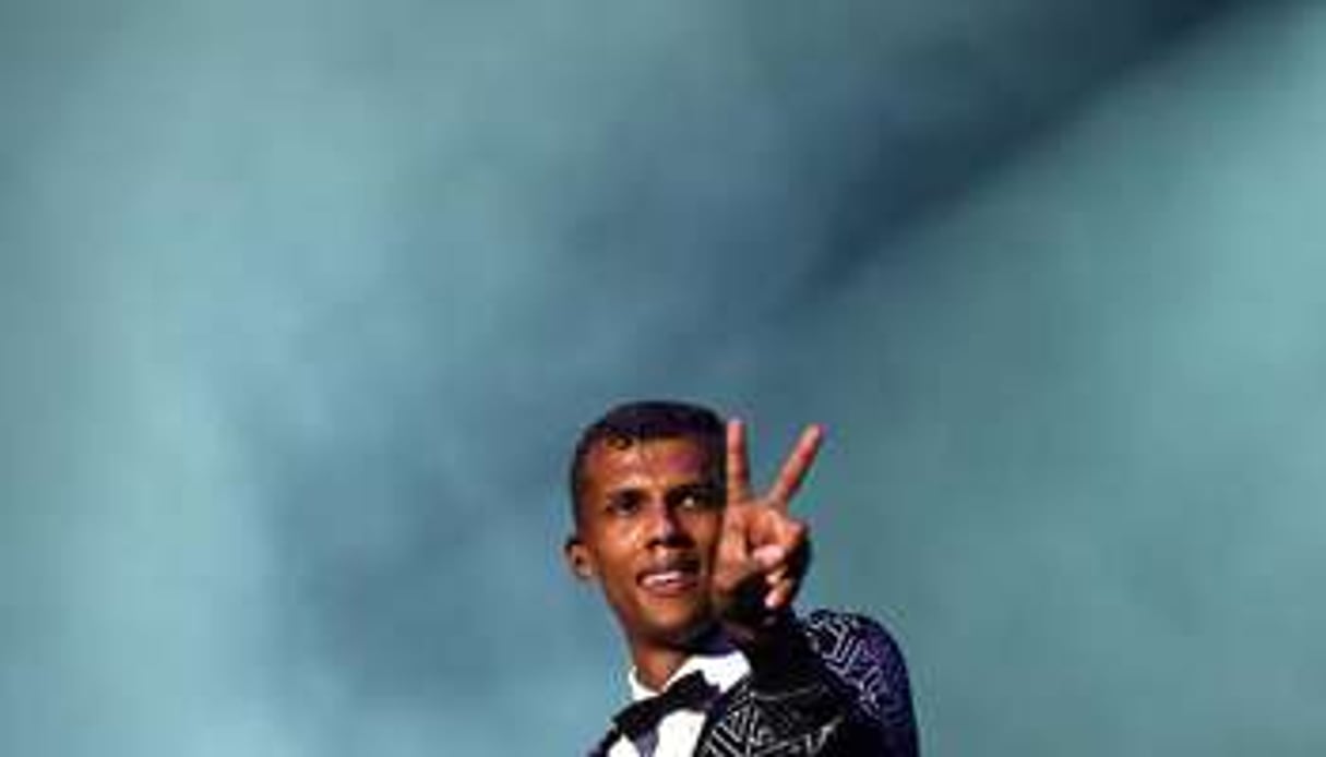 Stromae lors du festival Mawazine à Rabat, le 2 juin 2014. © AFP