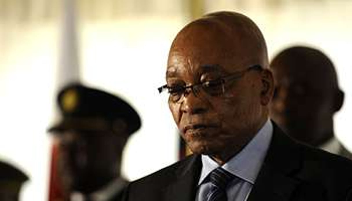Jacob Zuma, le président sud-africain. © AFP