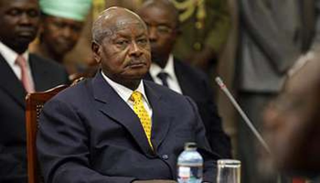 Le président ougandais, Yoweri Museveni, à Nairobi le 11 mai 2014. © AFP