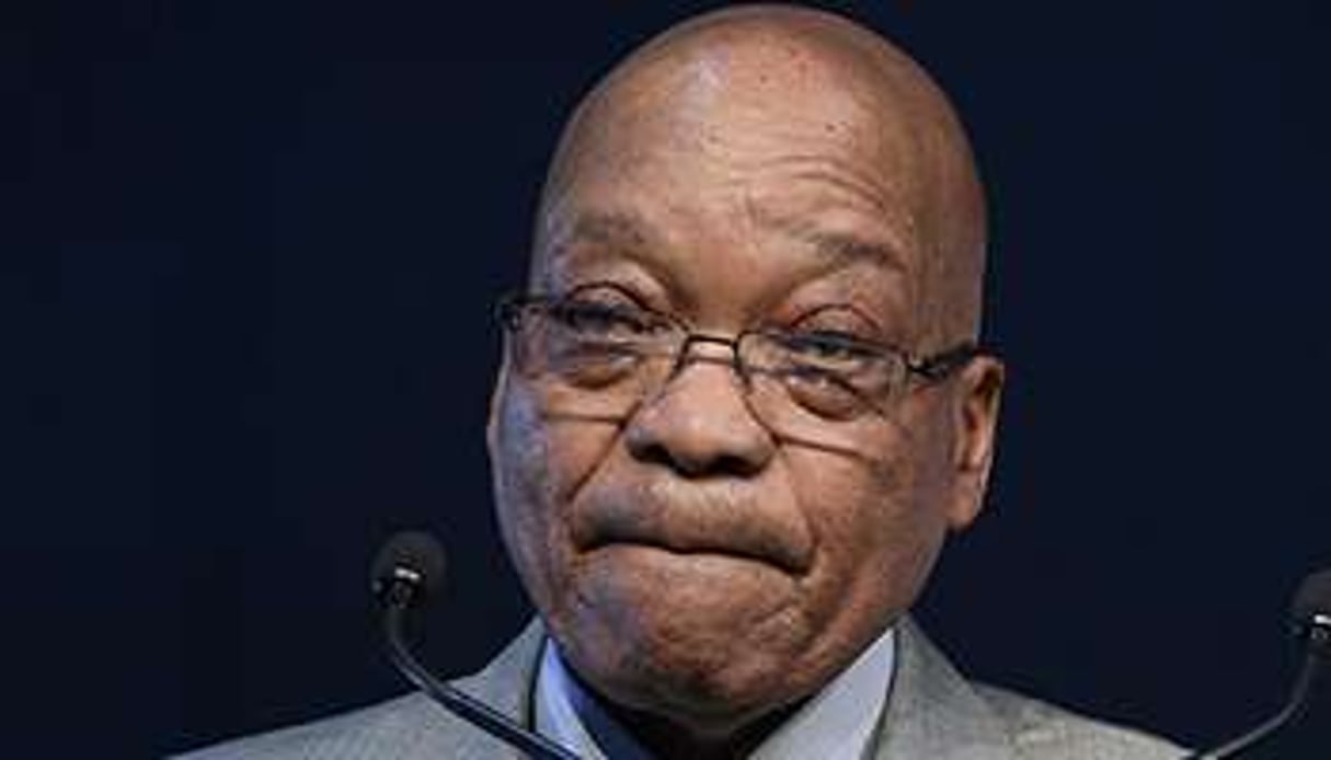 Le président sud-africain, Jacob Zuma, lors du sommet de Midrand, le 3 octobre 2013. © AFP