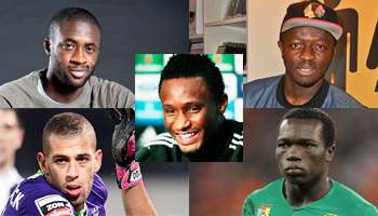 Jeune Afrique a sélectionné 5 joueurs qui devraient s’illustrer au Mondial. © Montage J.A.