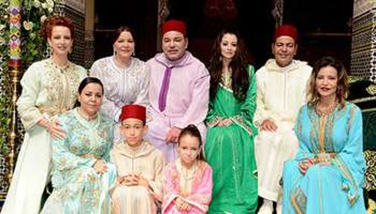 La famille royale à Rabat, le 15 juin 2014. © MAP
