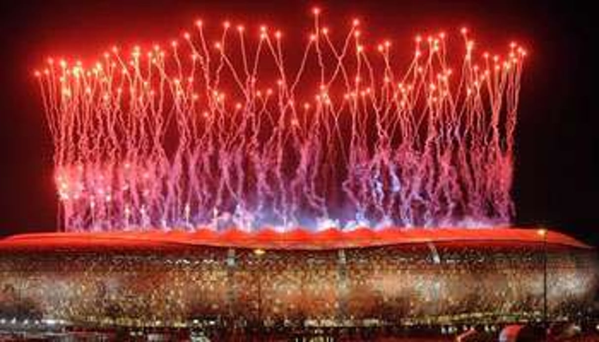 Inauguration de la Coupe du Monde 2010. © AFP