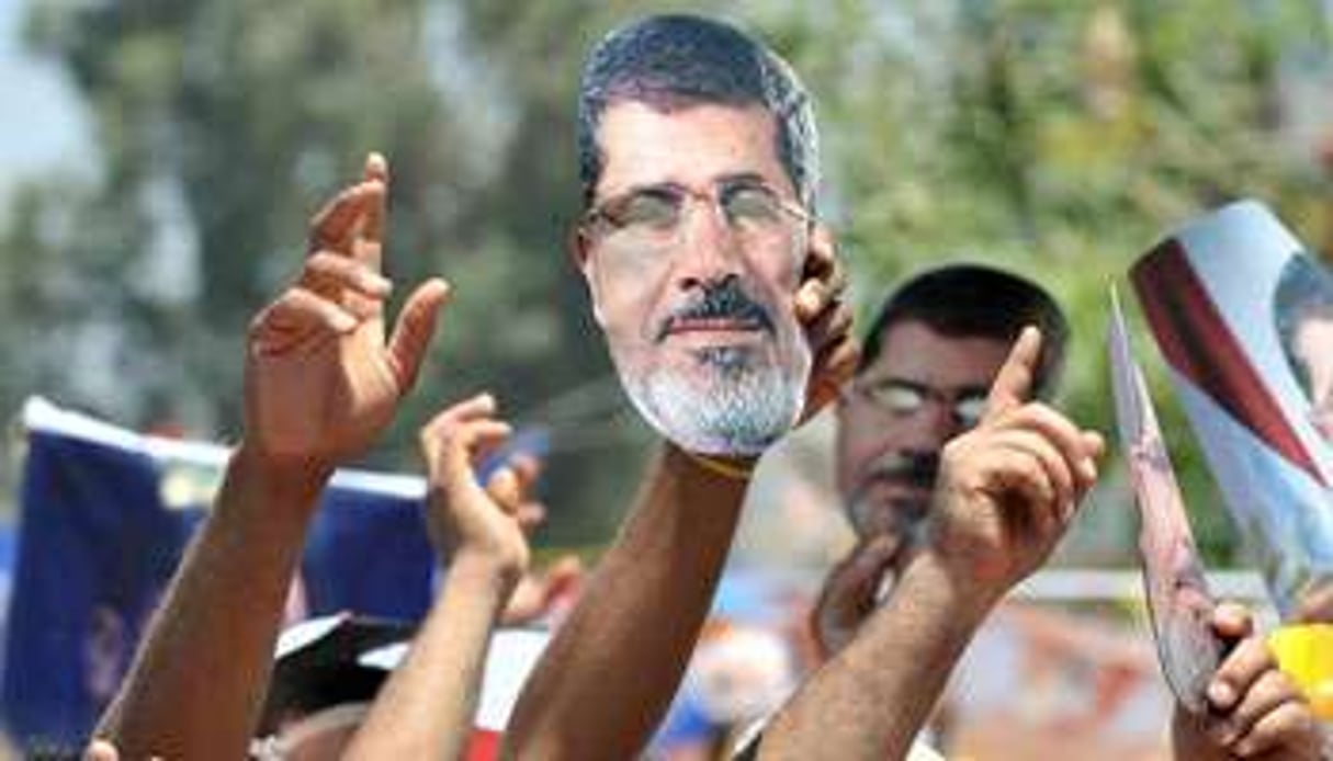 Des partisans de l’ancien président Mohamed Morsi. © AFP