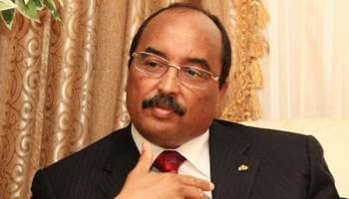 Le président mauritanien, Mohamed Ould Abdelaziz. © AFP