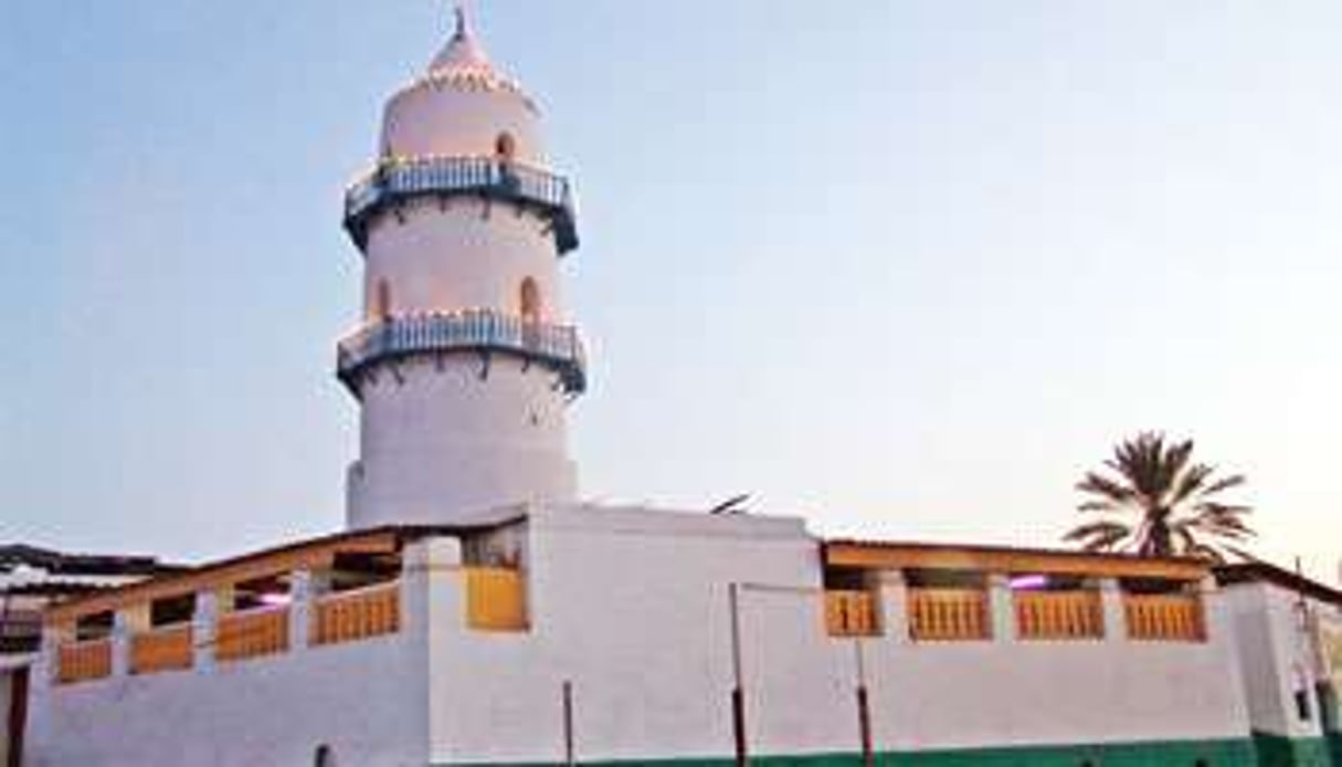 La grande mosquée Hamoudi, dans le centre de Djibouti. © Halloyta Abou