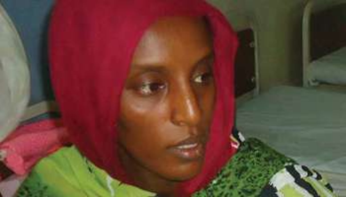 Meriam Yahia Ibrahim Ishag, condamnée à la pendaison pour apostasie, en prison à Omdurman. © AFP