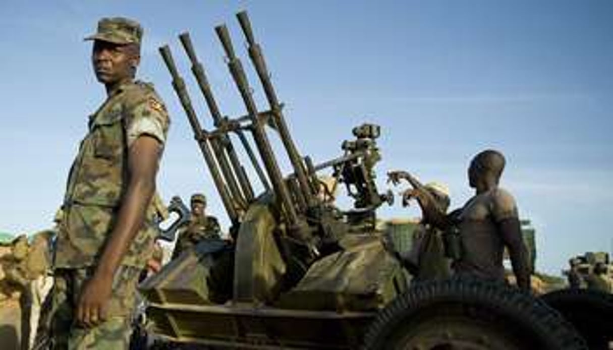 Des soldats de l’Union africaine en Somalie. © AFP