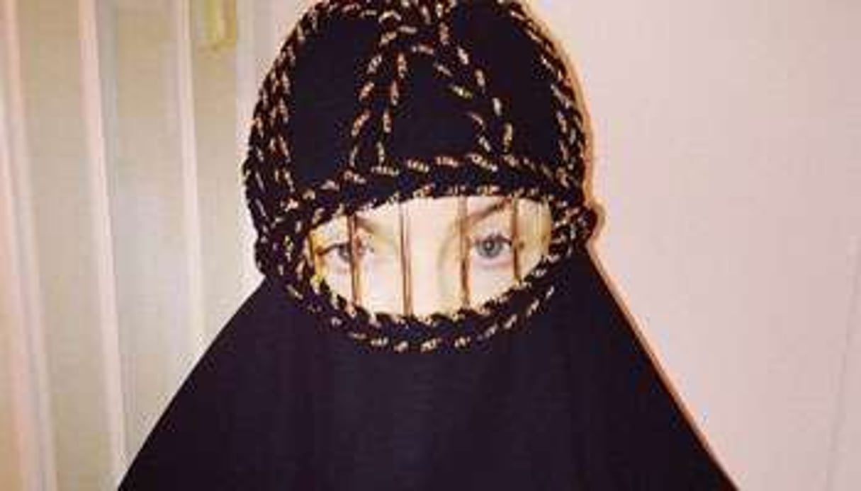 Selfie de Madonna en burqa. © DR