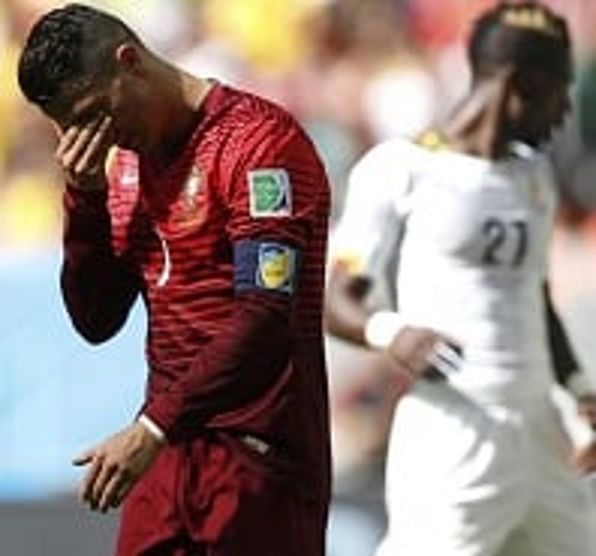 En marquant, Ronaldo a fait subir le même sort au Ghana que sa sélection : l’élimination. © AFP