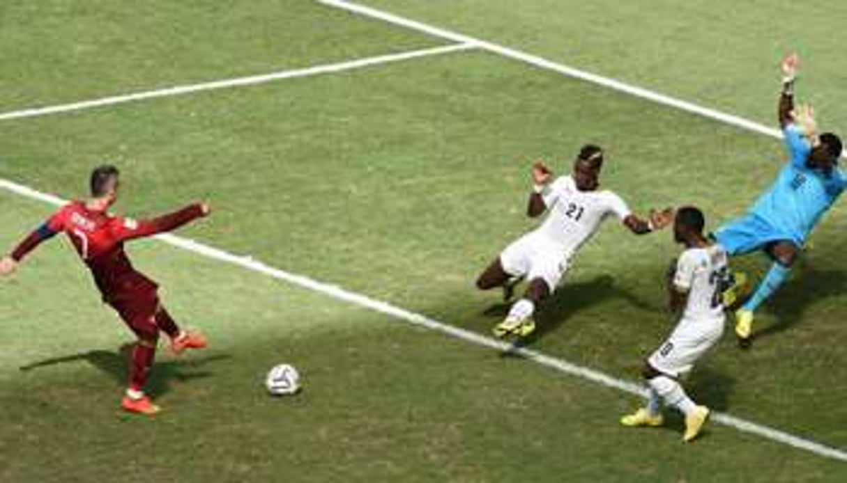 Lors du match Portugal-Ghana, le 26 juin. © AFP