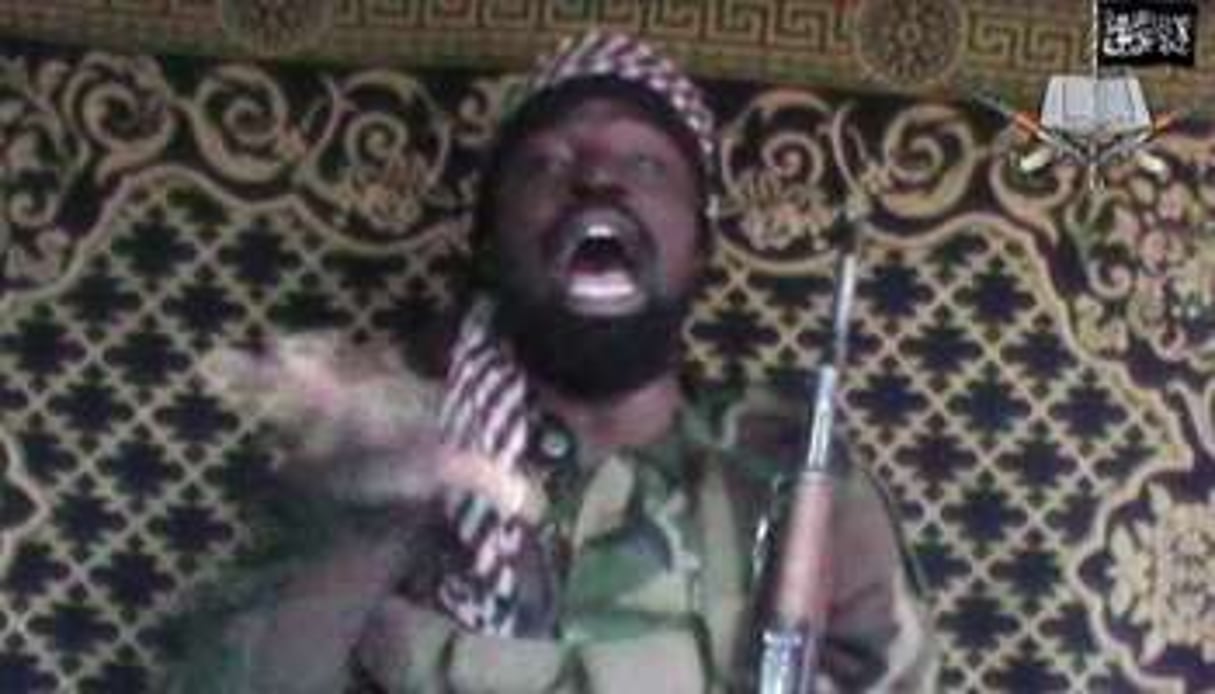 Abubakar Shekau, le chef de Boko Haram, dans une vidéo datée du 12 décembre 2013. © AFP