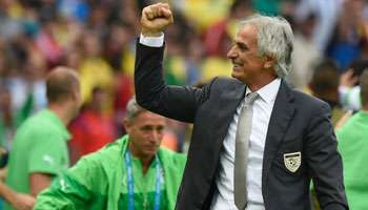 Vahid Halilhodzic après la victoire de l’Algérie face à la corée du Sud, le 22 juin. © AFP