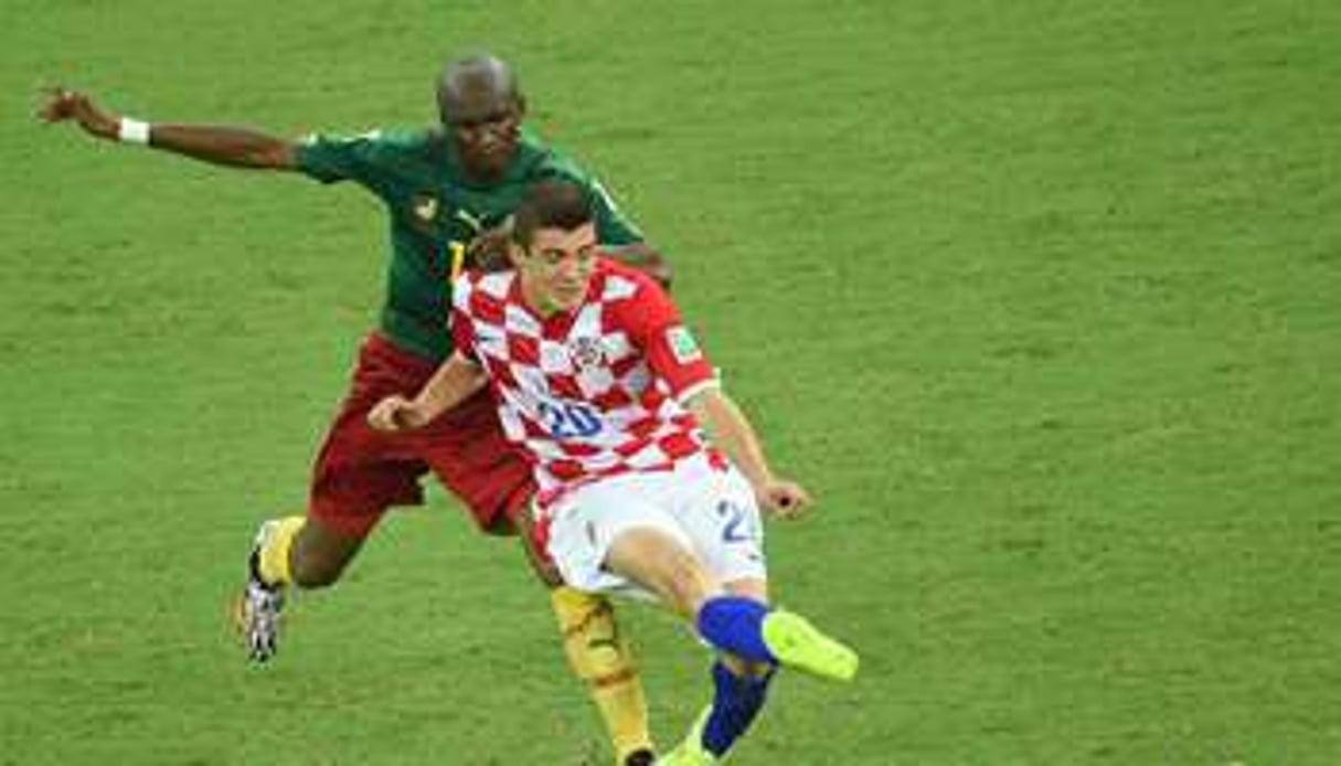 Le Cameroun a perdu 0 – 4 face à la Croatie. © AFP