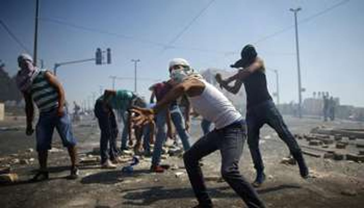 Affrontements entre Palestiniens et la police israélienne à Jérusalemn-Est, le 3 juillet 2014 © AFP/Thomas Coex