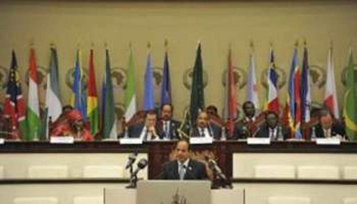 Abdel Fatah al-Sissi, au sommet de l’Union africaine, le 26 juin 2014. © AFP