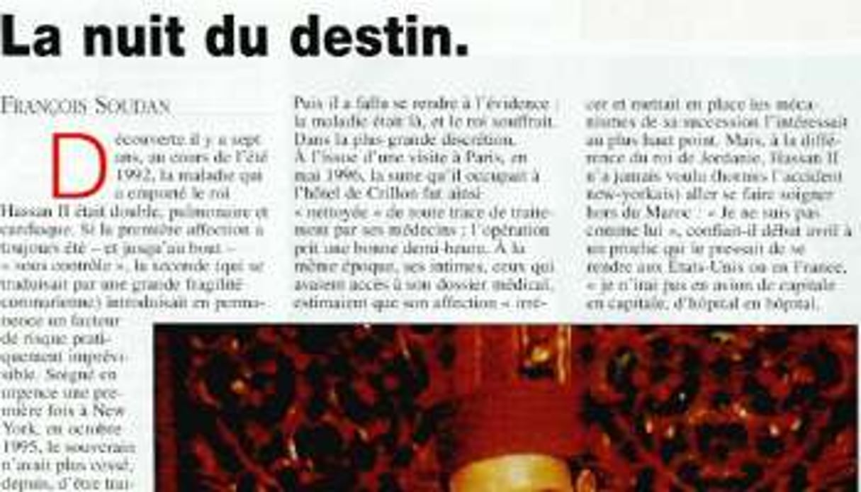 Détail de l’article de François Soudan dans le JA n°2012 © JA