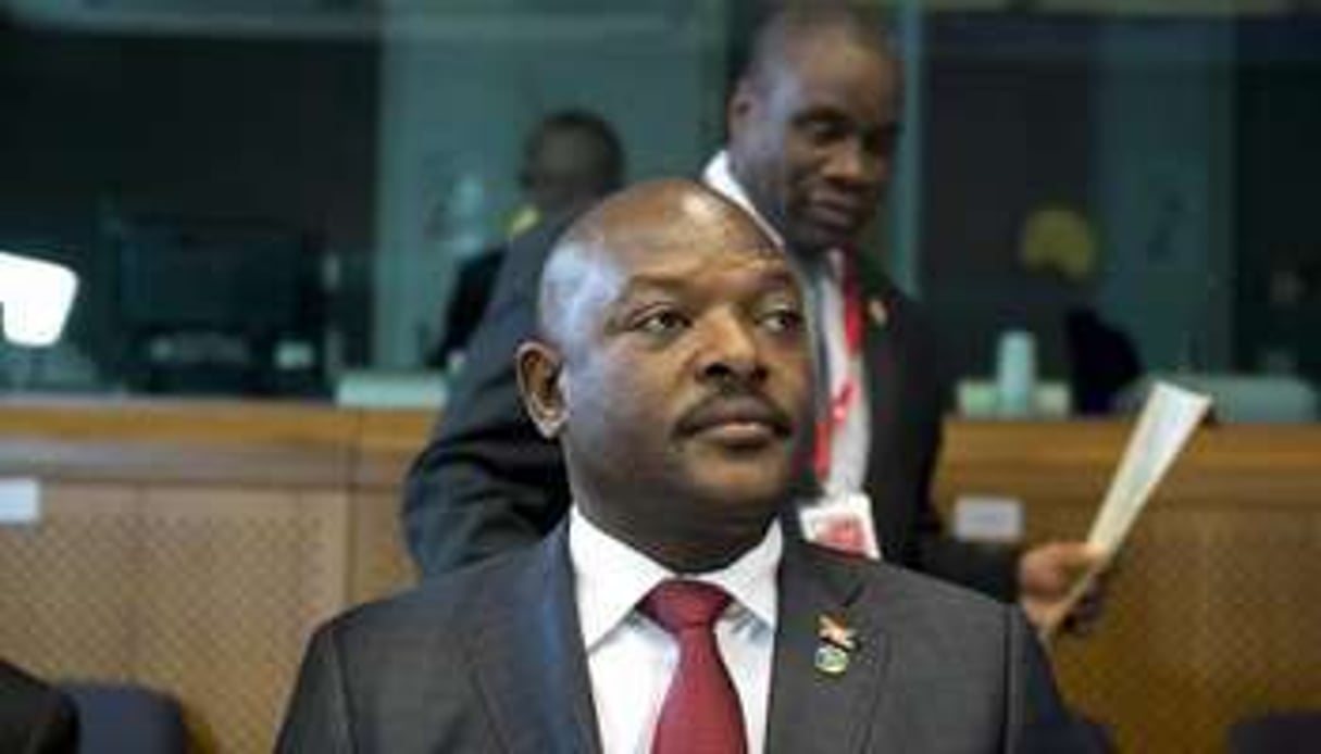 Pierre Nkurunziza, président du Burundi, le 2 avril 2014 à Bruxelles. © AFP