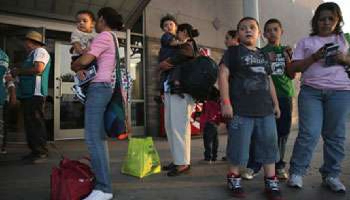 57 000 mineurs d’Amérique centrale sont arrivés seuls aux États-Unis depuis octobre 2013. © JOHN MOORE / AFP