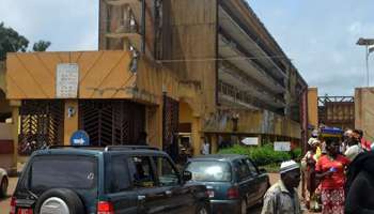 L’hôpital Donka de Conakry le 25 juin 2014. © AFP