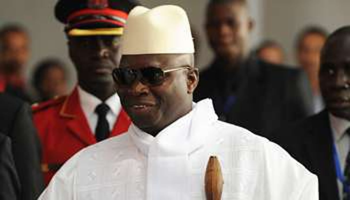 Yahya Jammeh, le président de Gambie. © AFP