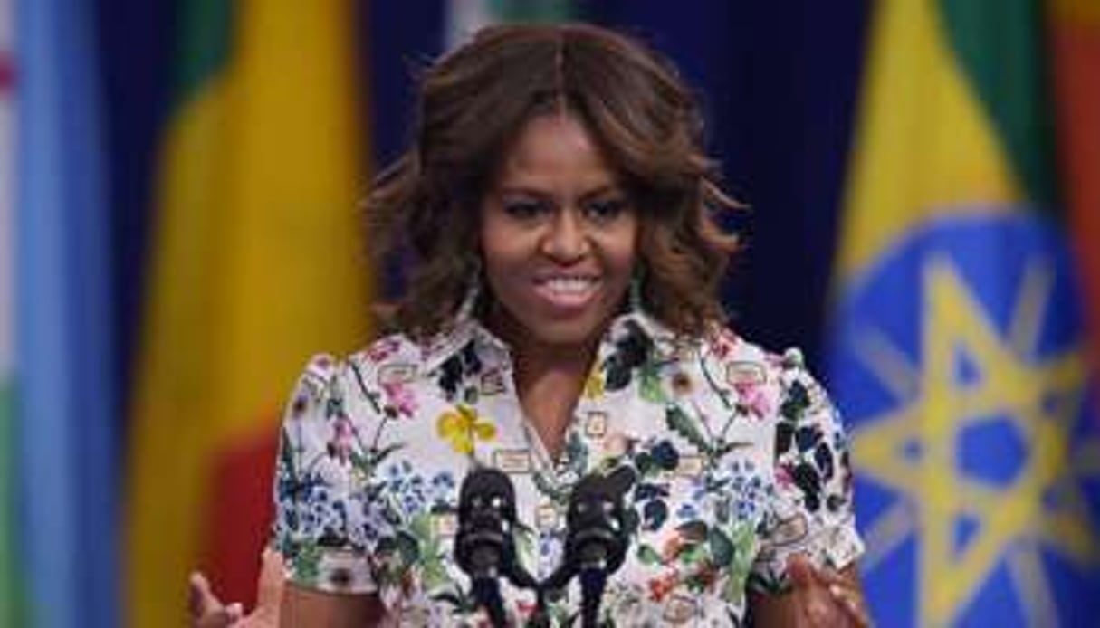 Michelle Obama lors du sommet des jeunes leaders africains à Washington. © AFP