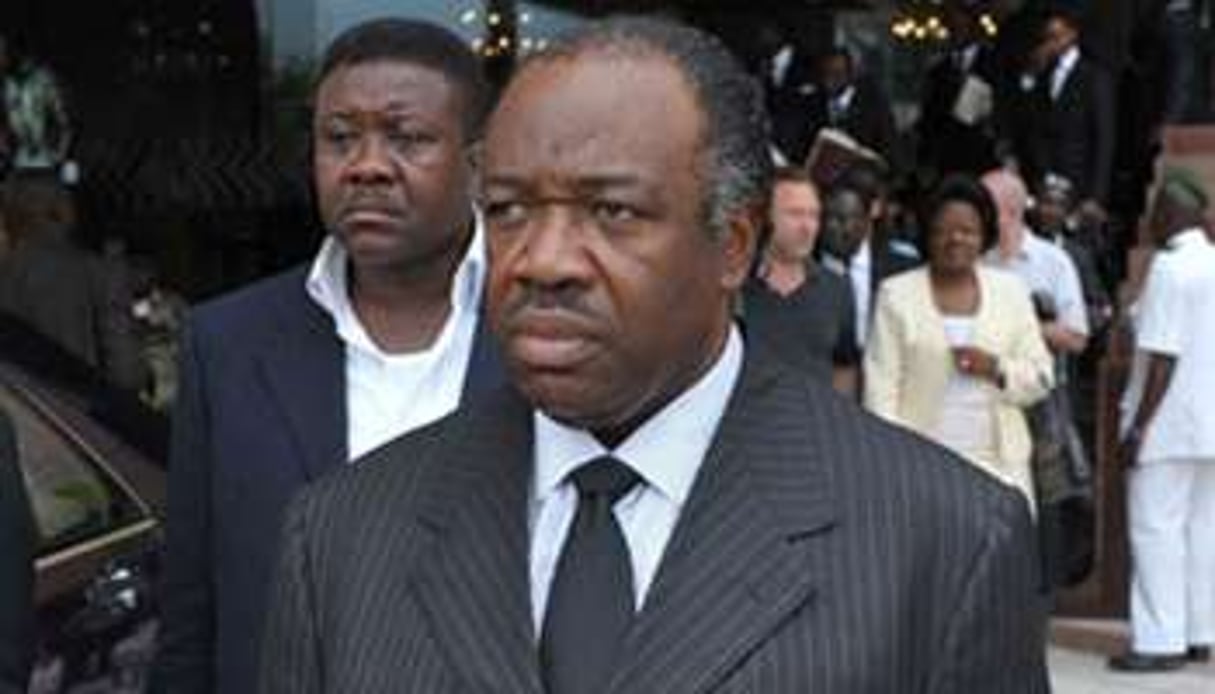 Avant d’être président, Ali Bongo Ondimba était ministre de la Défense. © AFP