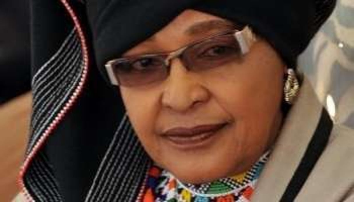 Winnie, l’ex-femme de Nelson Mandela. © AFP