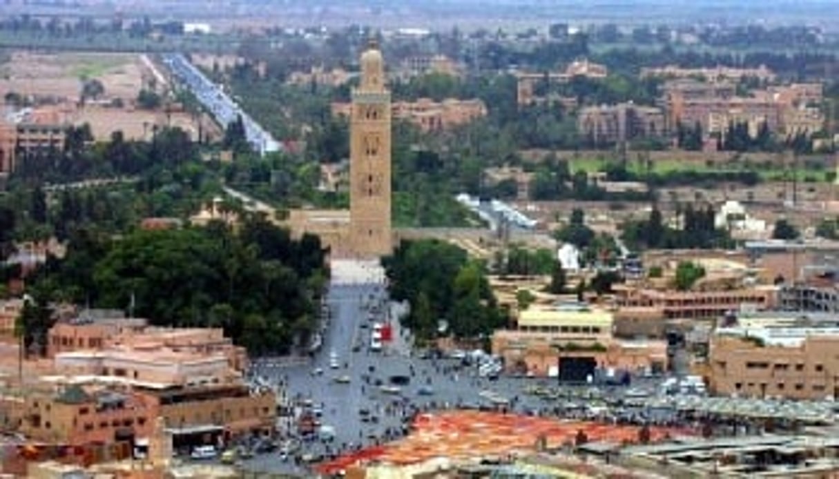 Marrakech (photo) sera la première ville d’Afrique à accueillir le sommet, les 20 et 21 novembre prochains. © AFP