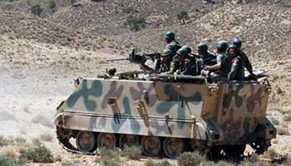 Un véhicule de l’armée tunisienne. © AFP