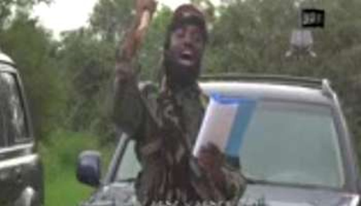 Capture d’écran d’une vidéo diffusée par Boko Haram le 24 août 2014. © AFP