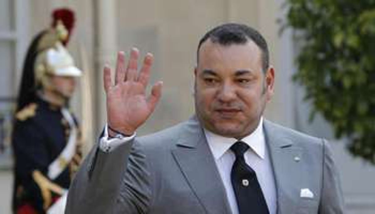Le roi du Maroc, Mohammed VI, a été reçu à l’Elysée en mai 2012. © AFP