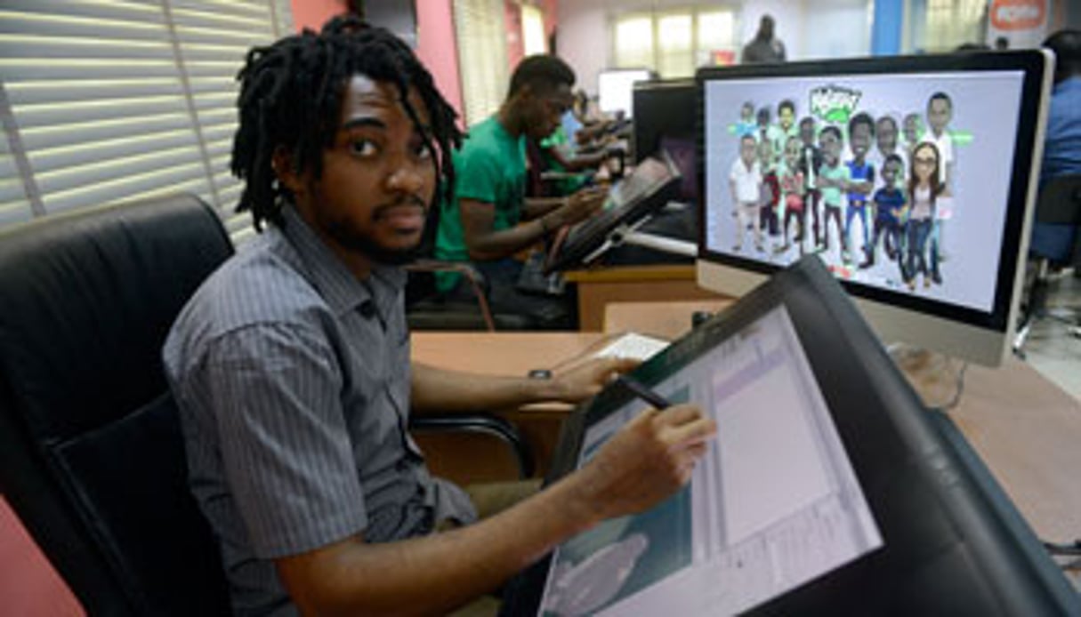 Le studio Kuluya au Nigeria. © Pius Utomi Ekpei / AFP