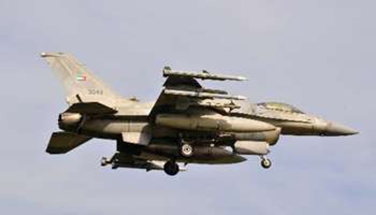 Un chasseur F16 des Émirats Arabes Unis. © Angelo Cucca