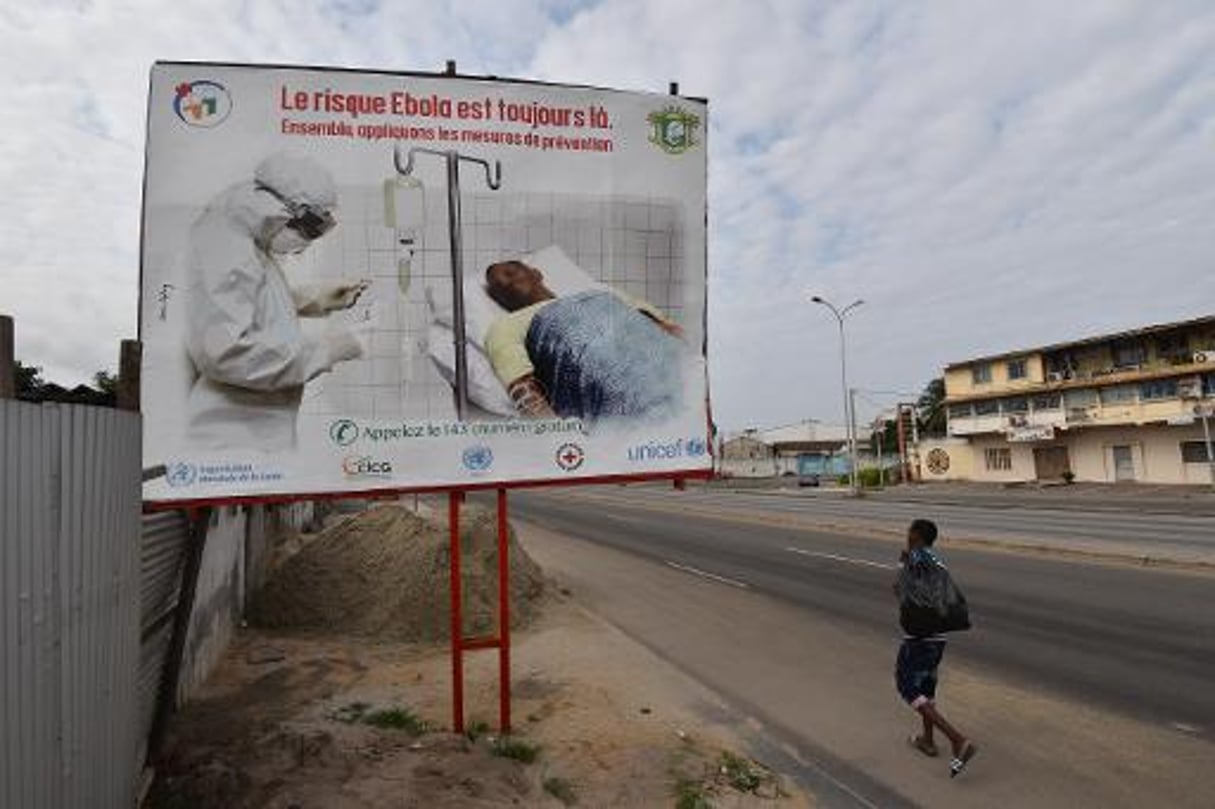 Ebola: malgré zéro cas, la Côte d’Ivoire au bord de la psychose © AFP