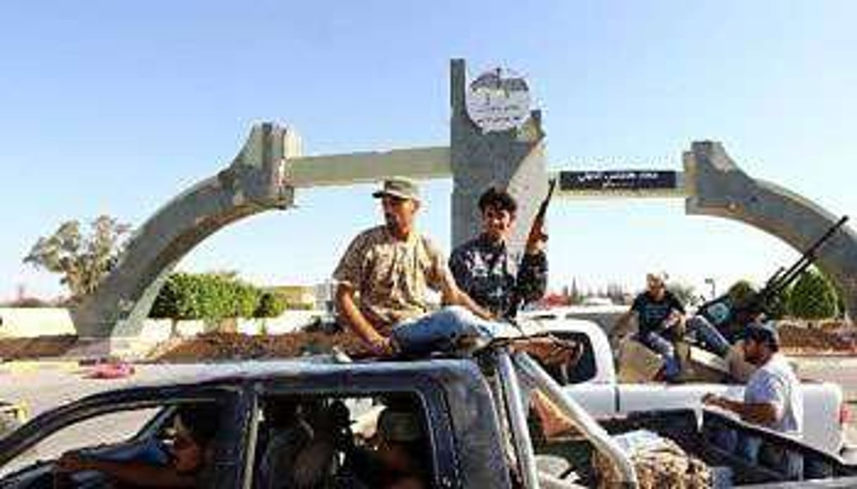 Des miliciens islamistes en lLibye. © AFP