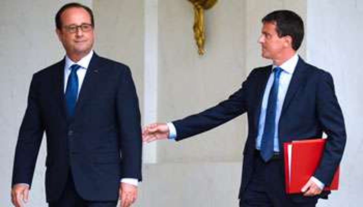 François Hollande et Manuel Valls. © AFP