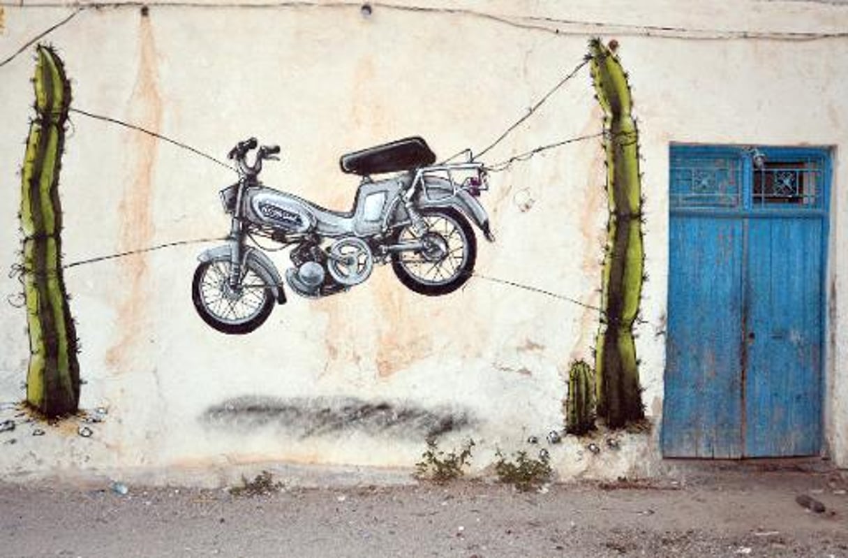 Le street-art réveille une bourgade tunisienne endormie © AFP
