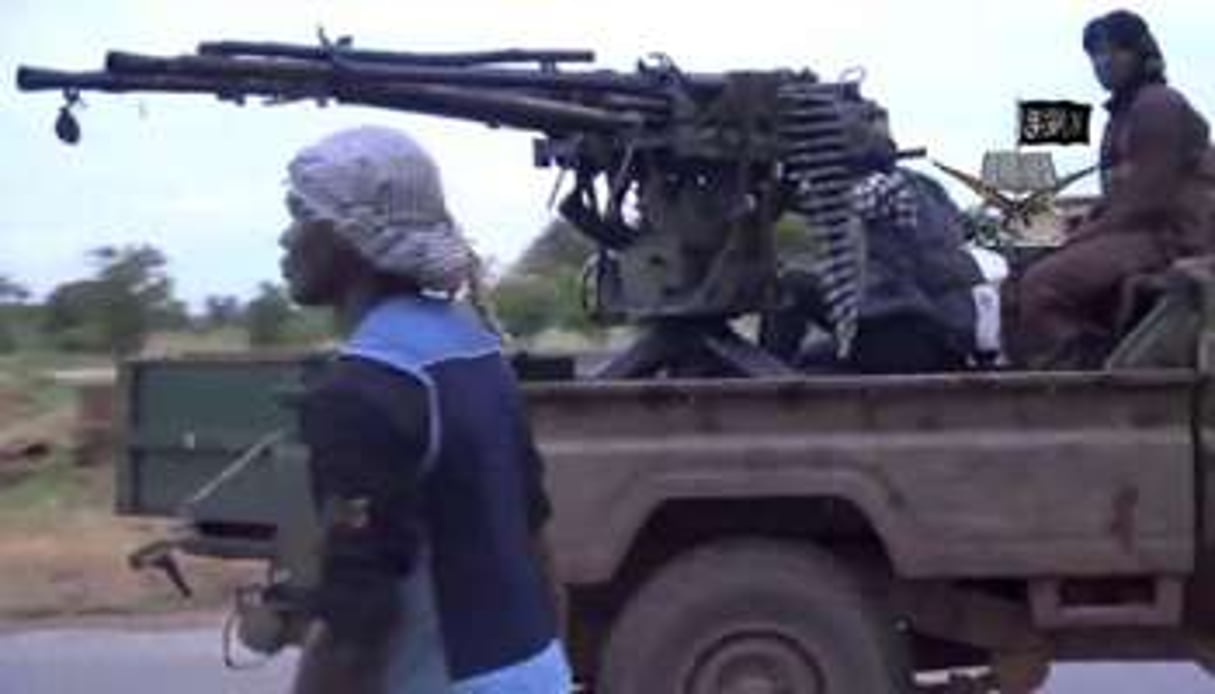 Capture d’écran une vidéo réalisée par Boko Haram dans un endroit non indiqué. © AFP