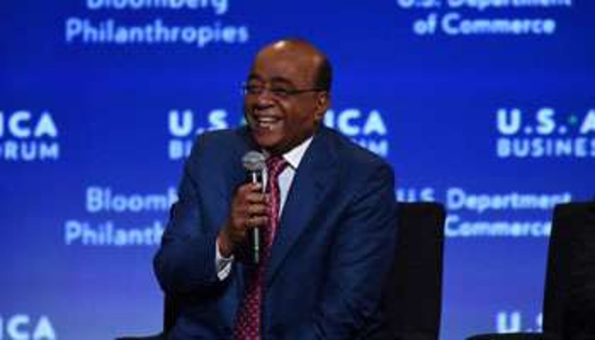 L’Anglo-Soudanais Mo Ibrahim. © Jewel Samad/AFP