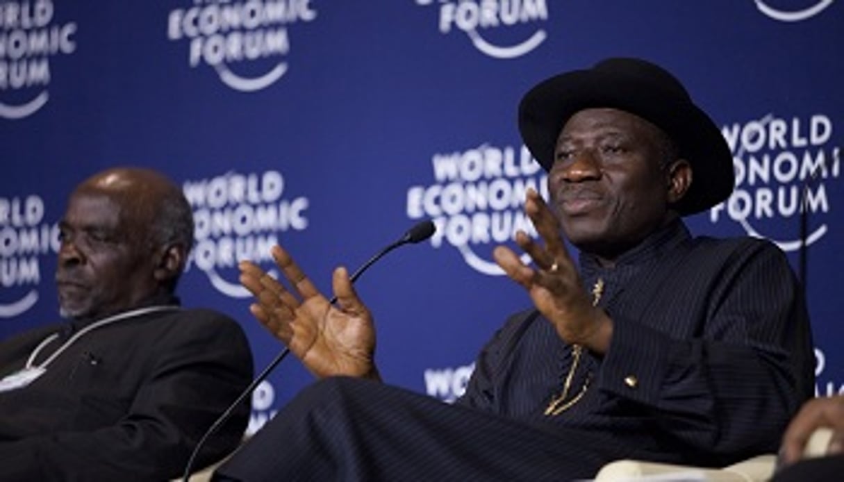 Le Nigeria, dirigé par Goodluck Jonathan (photo), a perdu sept places en un an et se classe 127e. © WEF/Flickr