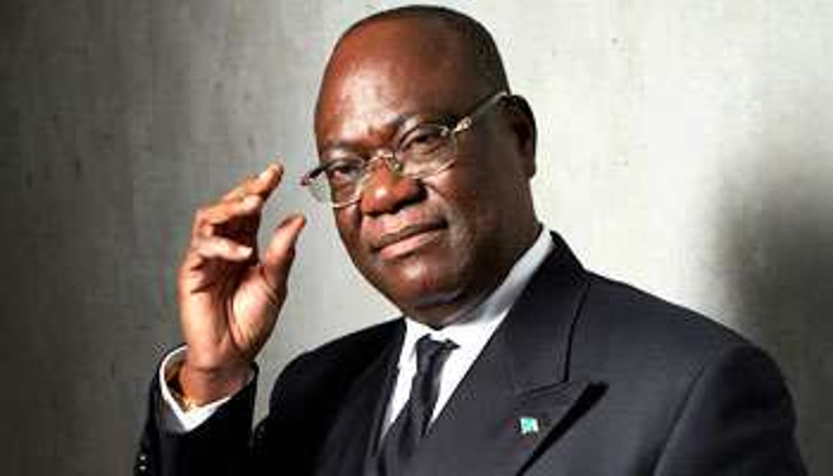 Tryphon Kin-Kiey est au gouvernement congolais depuis mai 2012. © Bruno Levy pour J.A.