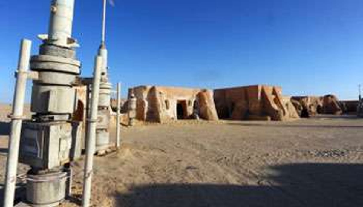 Le village de Ong Jmel, en Tunisie, a été le l’un des lieux de tournage de Star Wars. © FETHI BELAID / AFP