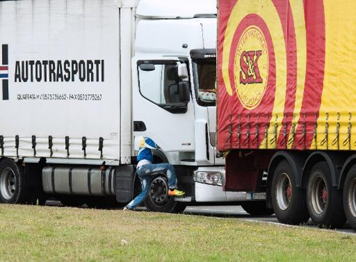 Les Erythréens, de plus en plus nombreux parmi les migrants de Calais © AFP