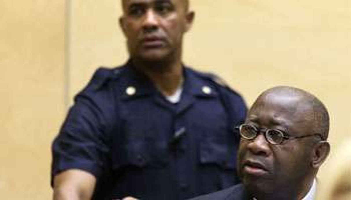 Laurent Gbagbo à la Cour pénale internationale, le 19 février 2013. © AFP