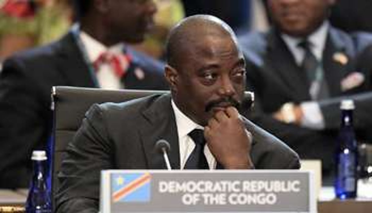 Le président congolais Joseph Kabila le 6 août 2014 à Washington. © AFP