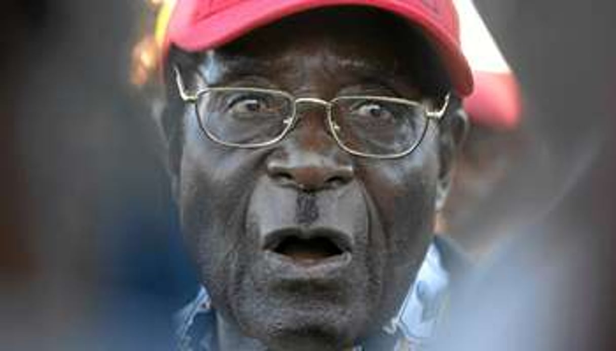 Robert Mugabe, le président zimbabwéen. © AFP