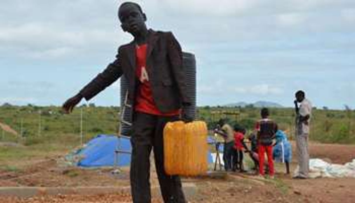 Un jeune Sud-Soudanais sur un site de l’Onu à Djouba, le 17 septembre 2014. © AFP