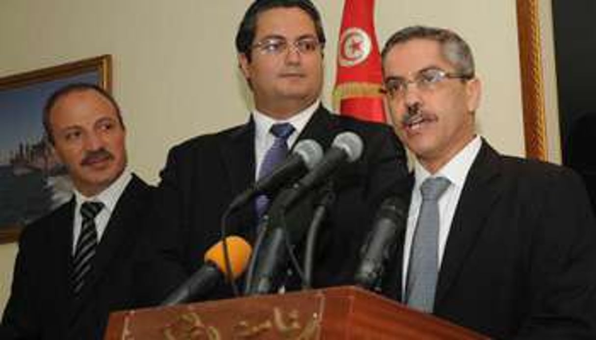 Mohamed Chafik Sarsar, président de l’ISIE, le 30 août 2014 à Tunis. © AFP